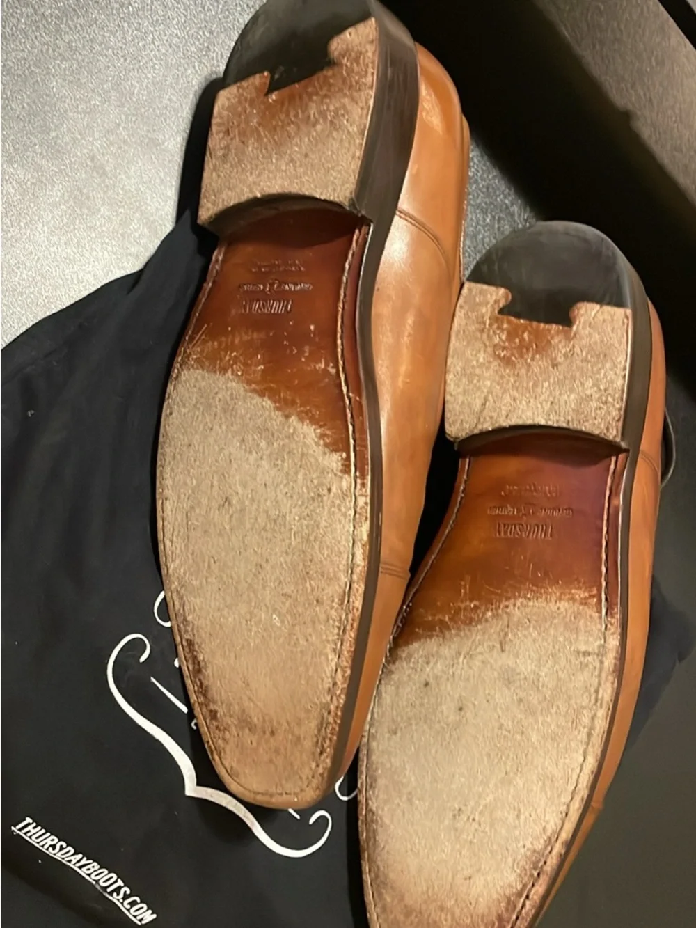 Thursday Boot Company Men's Tan Leather Oxfords